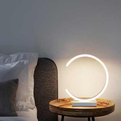 Nordic Style Night Table Lamps Minimalism LED Linear for Bedroom