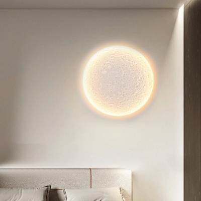 1 Light Contemporary Style Geometric Shape Stone Wall Light Fixtures
