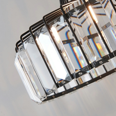 1 Light Nordic Style Cylinder Shape Metal Pendant Lighting Fixture