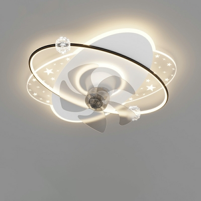 4 Lights Minimalistic Style Geometric Shape Metal Flush Mount Ceiling Chandelier