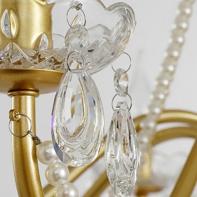European Style Chandelier Lighting Fixtures Crystal for Living Room