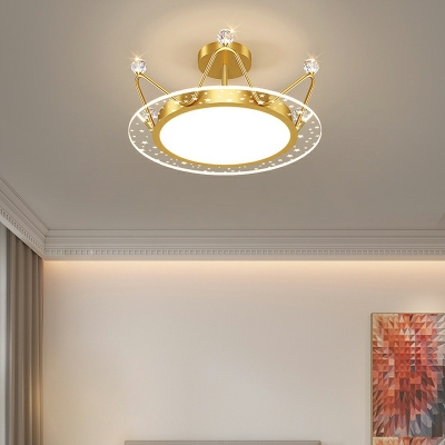 Metal Flush Mount Ceiling Light Fixtures Nordic Style for Living Room