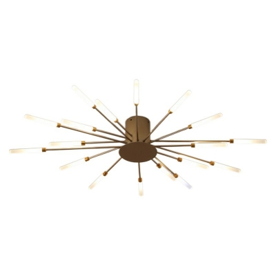 Minimalism Flush Mount Ceiling Light Fixtures LED Sputnik for Living Room