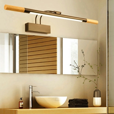 Modern Minimalist Log LED Vanity Light for Bathroom and Powder Room