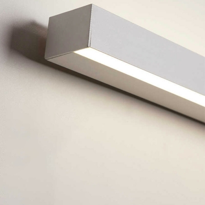 1 Light Minimalism Style Linear Shape Metal Wall Lighting Fixtures