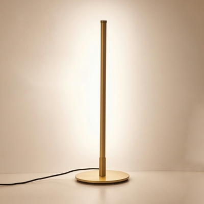 Contemporary Night Table Lamps LED Linear Basic for Bedroom