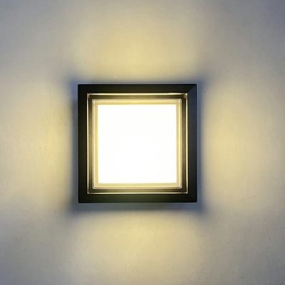 Creative LED Simple Small Cube Wall Light for Garden and Corridor