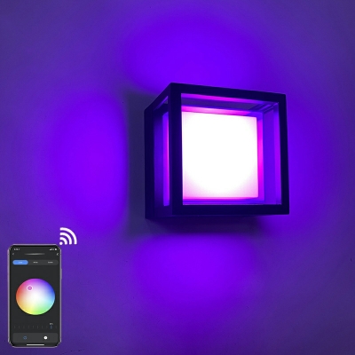 Creative LED Simple Small Cube Wall Light for Garden and Corridor