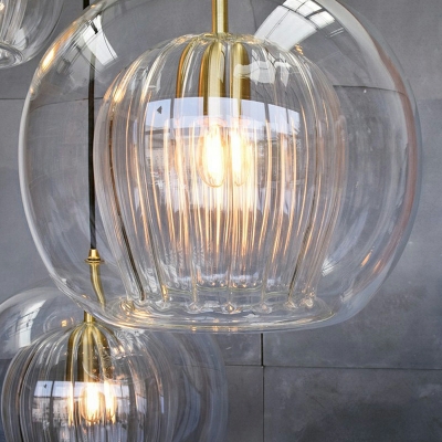 Glass Globe Hanging Pendnant Lamp Simplicity Basic for Dinning Room