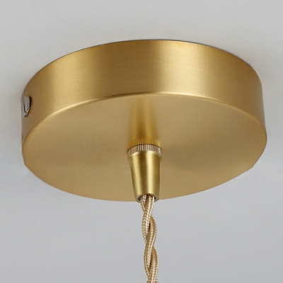 Industrial Style Creative Full Copper Pendant Light for Restaurants and Bars