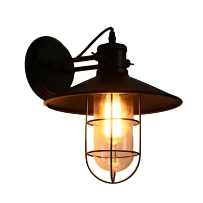 Industrial Style Retro Creative Wrought Iron Wall Lamp for Bar and Restaurant