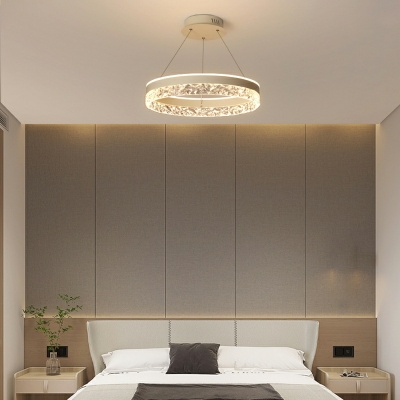 Minimalism Chandelier Lighting Fixtures Acrylic LED Linear for Living Room