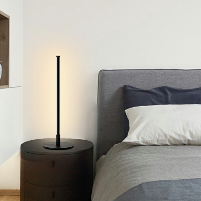 Contemporary Night Table Lamps LED Linear Basic for Bedroom