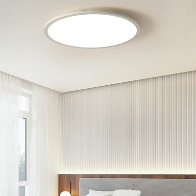 Minimalism Flush Mount Lighting Fixtures LED Metal Round for Living Room