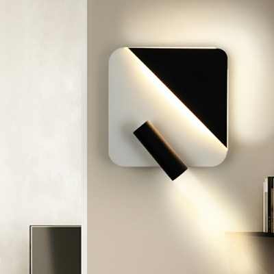Minimalism Wall Mounted Light Fixture LED Adjustable for Bedroom