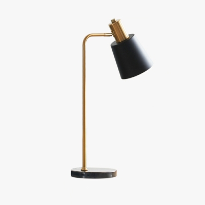 Nordic Minimalist Wrought Iron Rotatable Table Lamp for Bedroom and Study