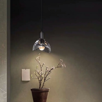 1 Light Minimalistic Style Geometric Shape Metal Commercial Pendant Lighting
