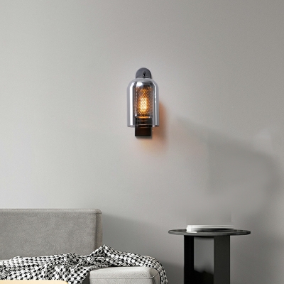Industrial Style Creative Retro Glass Wall Lamp for Aisle and Living Room
