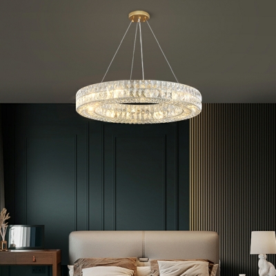 Crystal Chandelier Pendant Light Contemporary for Living Room