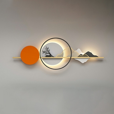 Macaron Wall Mounted Light Fixture Minimalism Nordic Style for Bedroom