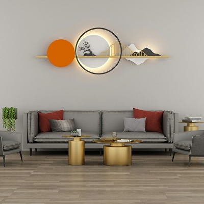 Macaron Wall Mounted Light Fixture Minimalism Nordic Style for Bedroom