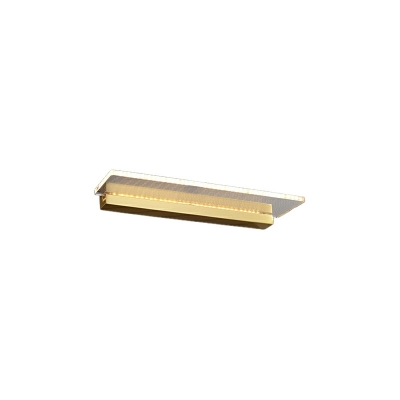 Modern Minimalist LED Full Copper Vanity Light with Three Gears for Bathroom