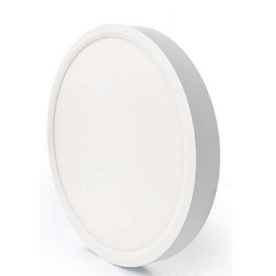 Modern Minimalist Thin LED Flushmount Ceiling Light in White for Bedroom