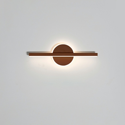 Simple Style LED Creative Wood Grain Color Strip Vanity Lamp for Bathroom