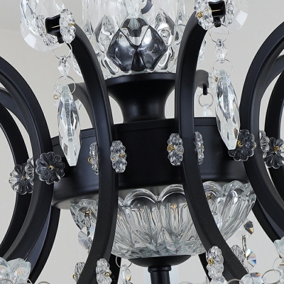 Traditional Crystal Chandelier Lighting Fixtures Elegant for Living Room