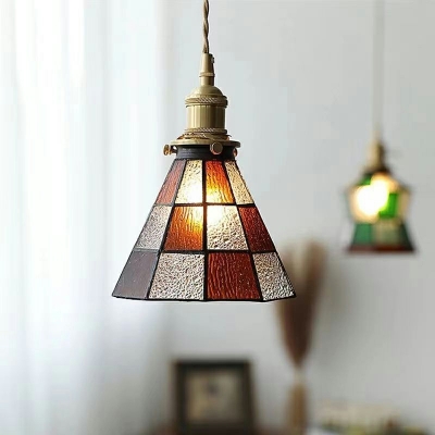 Traditional Hanging Pendant Lights Tiffany Basic for Living Room