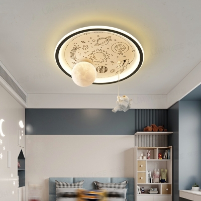 Creative Flush Mount Ceiling Lighting Fixture Simplicity for Kid's Room