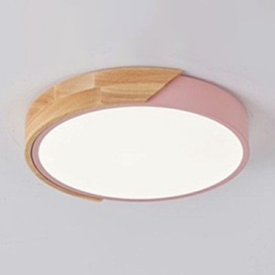 Macaron Flush Mount Ceiling Light Fixtures Nordic Style for Living Room