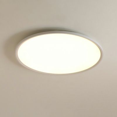 Minimalist Aluminum Slim Round Ceiling Lamp LED for Bedroom and Study Room
