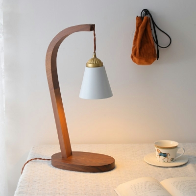 Wood Macaron Night Table Lamps Nordic Style Contemporary for Living Room