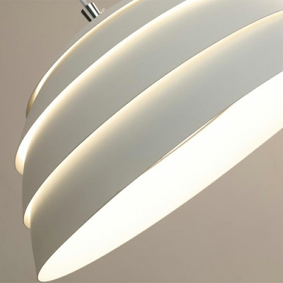 1 Light Minimalistic Style Dome Shape Metal Commercial Pendant Lighting