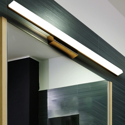 LED Linear Wall Mounted Vanity Lights Metal Minimalism for Bathroom