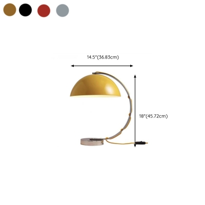 Metal Minimalism Night Table Lamps Dome Macaron for Living Room