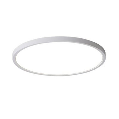 Modern Simple Thin LED Flushmount Ceiling Light in White for Bedroom and Balcony