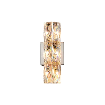 Post-modern Light Luxury Crystal Wall Mount Fixture for Living Room and Bedroom