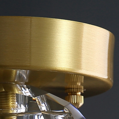 1 Light Minimalism Style Globe Shape Metal Ceiling Flush Mount Lights