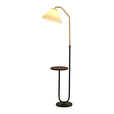 1 Light Minimalistic Style Cone Shape Metal Standing Floor Lights for Living Room