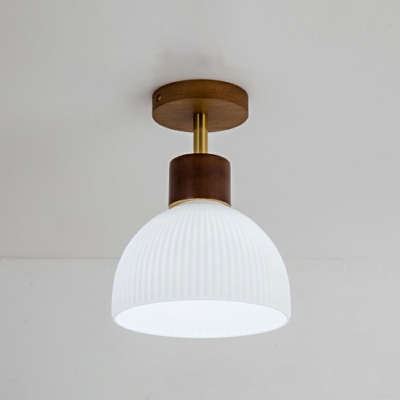 1 Light Minimalistic Style Geometric Shape Metal Flush Mount Ceiling Light