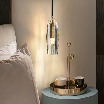 Crystal Hanging Pendant Lights Minimalism for Living Room