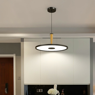 LED Personalized Design Art Pendant Light with Black Finish for Dining Room and Bedroom