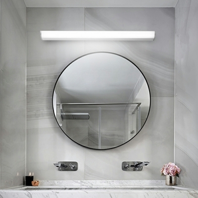 Minimalism Wall Mounted Vanity Lights LED Metal Linear for Bathroom