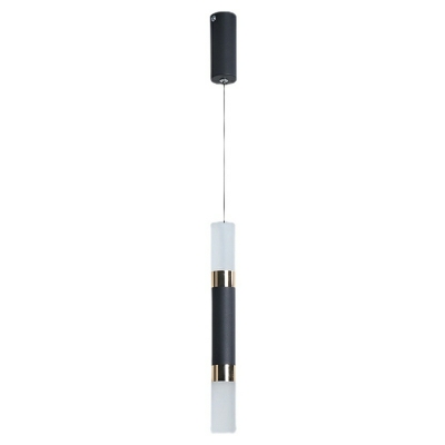 Nordic Simple Long Cylinder LED Pendant Lamp for Bedroom and Dining Bar