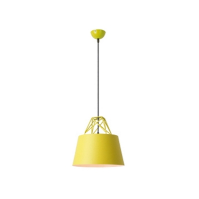 1 Light Minimalistic Style Cone Shape Metal Commercial Pendant Lighting