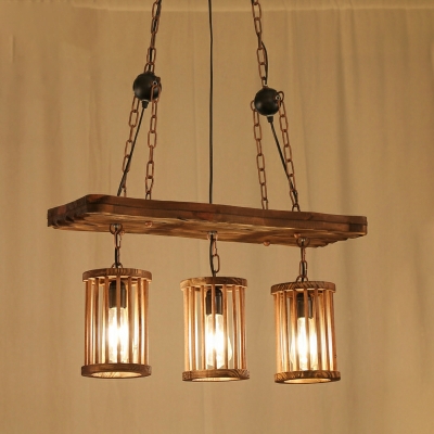 Industrial Chandelier Lighting Fixtures Vintage Black for Living Room