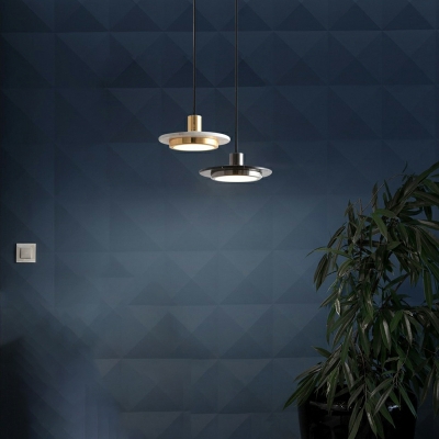 Warm Light LED Nordic Light Luxury Marble Pendant Lights for Restaurants and Bars