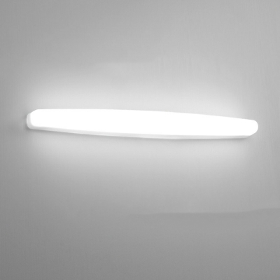 Minimalism Wall Mounted Vanity Lights Metal LED Linear for Bathroom